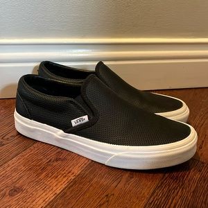 Perf leather vans